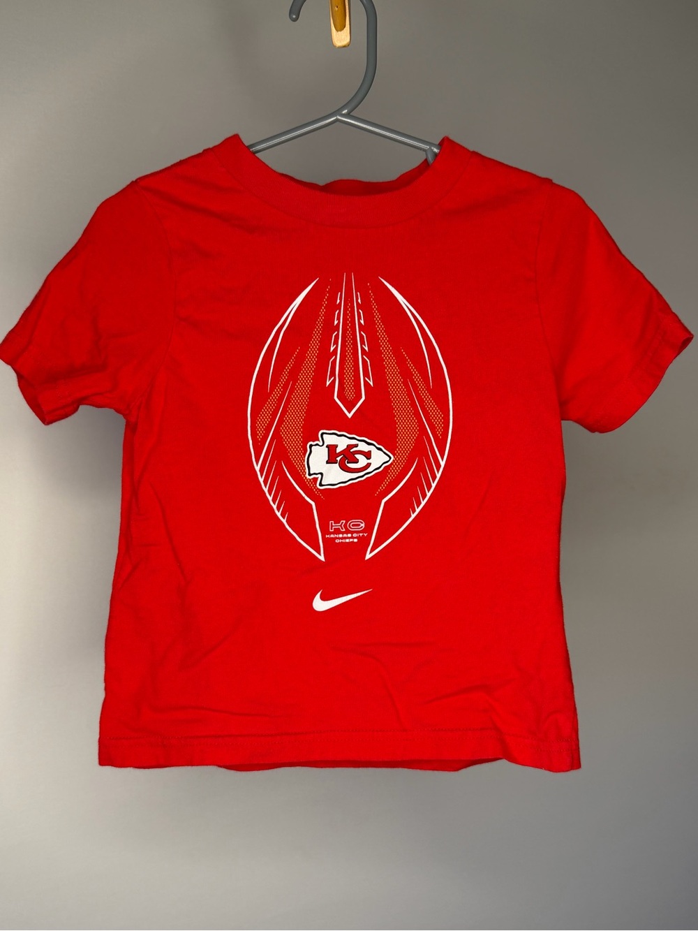 Nike Red Kansas City Chiefs Icon T-Shirt size 3T